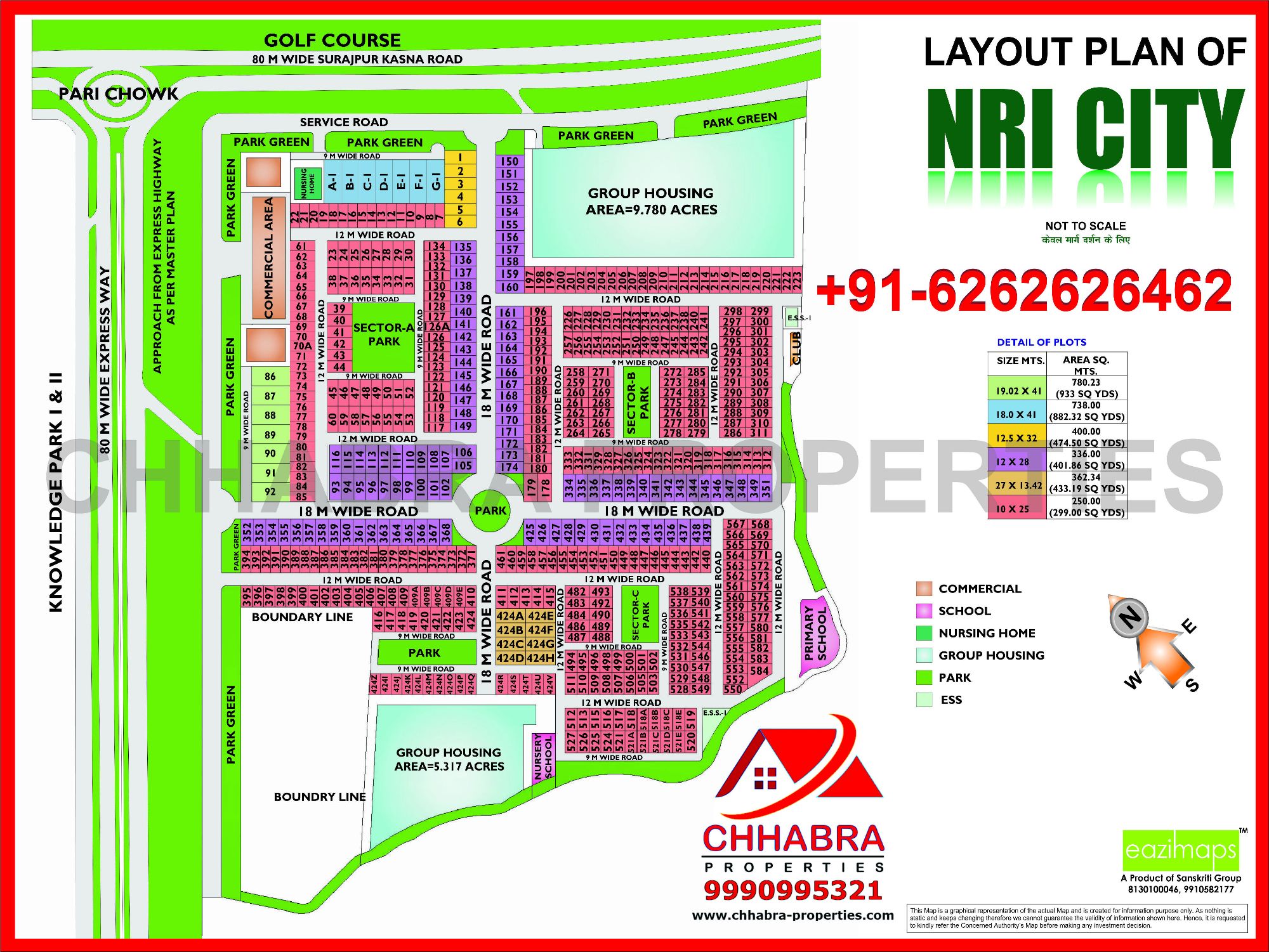layout plan for nri city hd map
