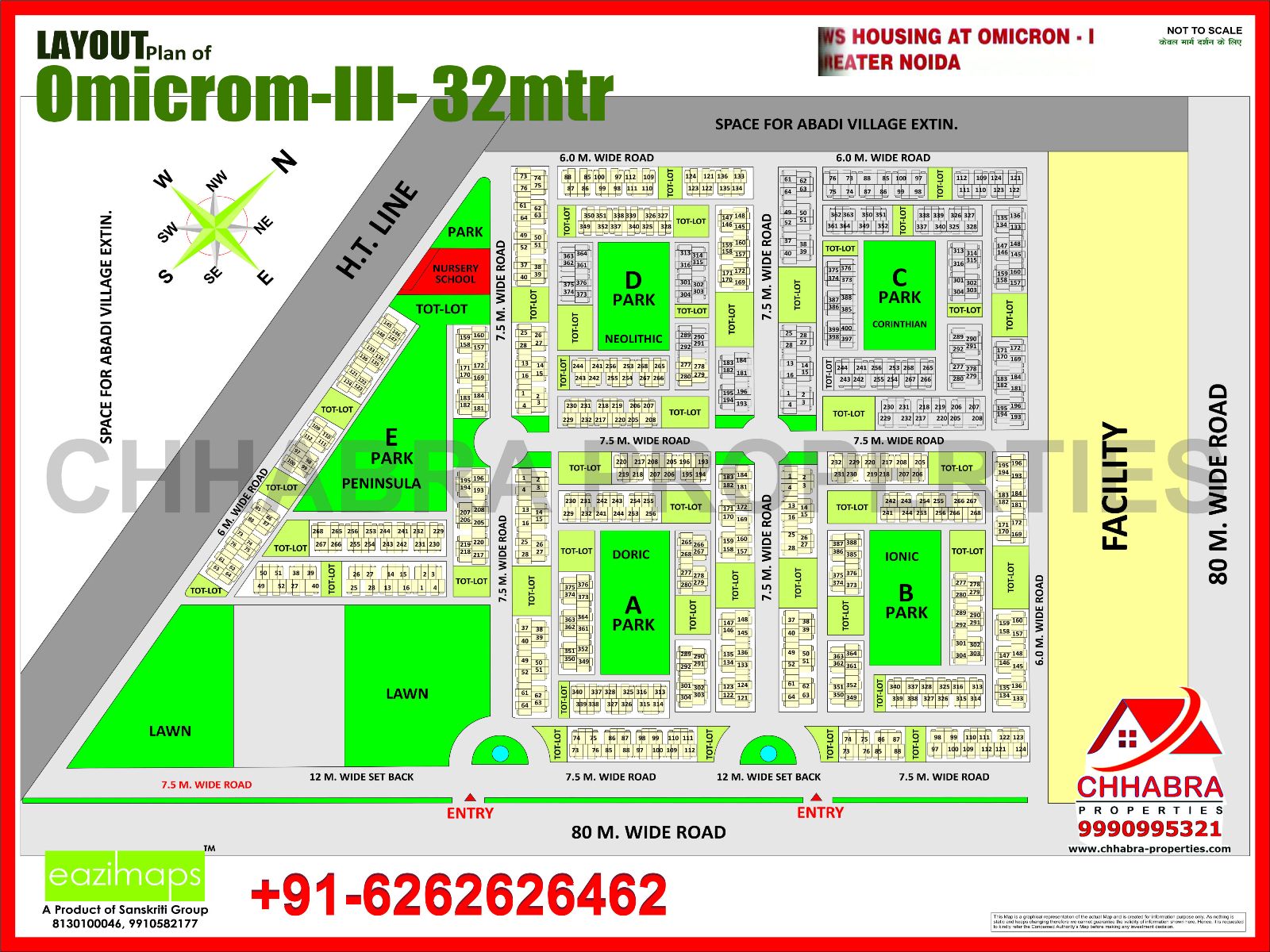 layout plan for omicrom iii 32mtr hd map