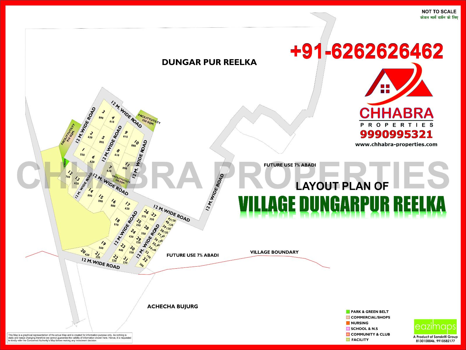 layout plan village dungarpur reelka hd map